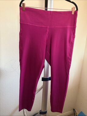 Athleta Magenta High-Rise Leggings